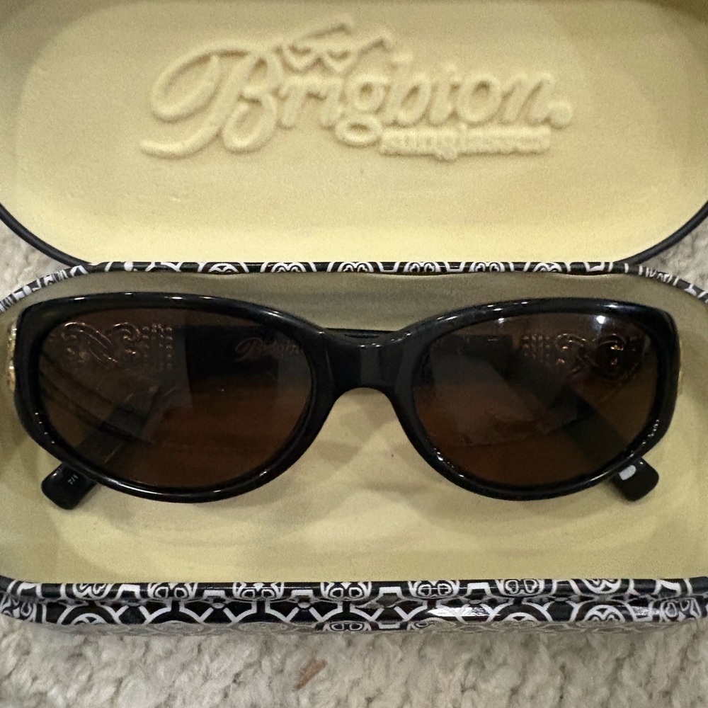 Brighton Black and Brown Sunglasses